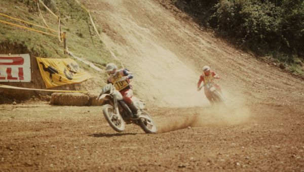 Espamja Sabadell GP-250 1982  Matti Tarkkonen ajamassa 1. erän kakkoseksi.